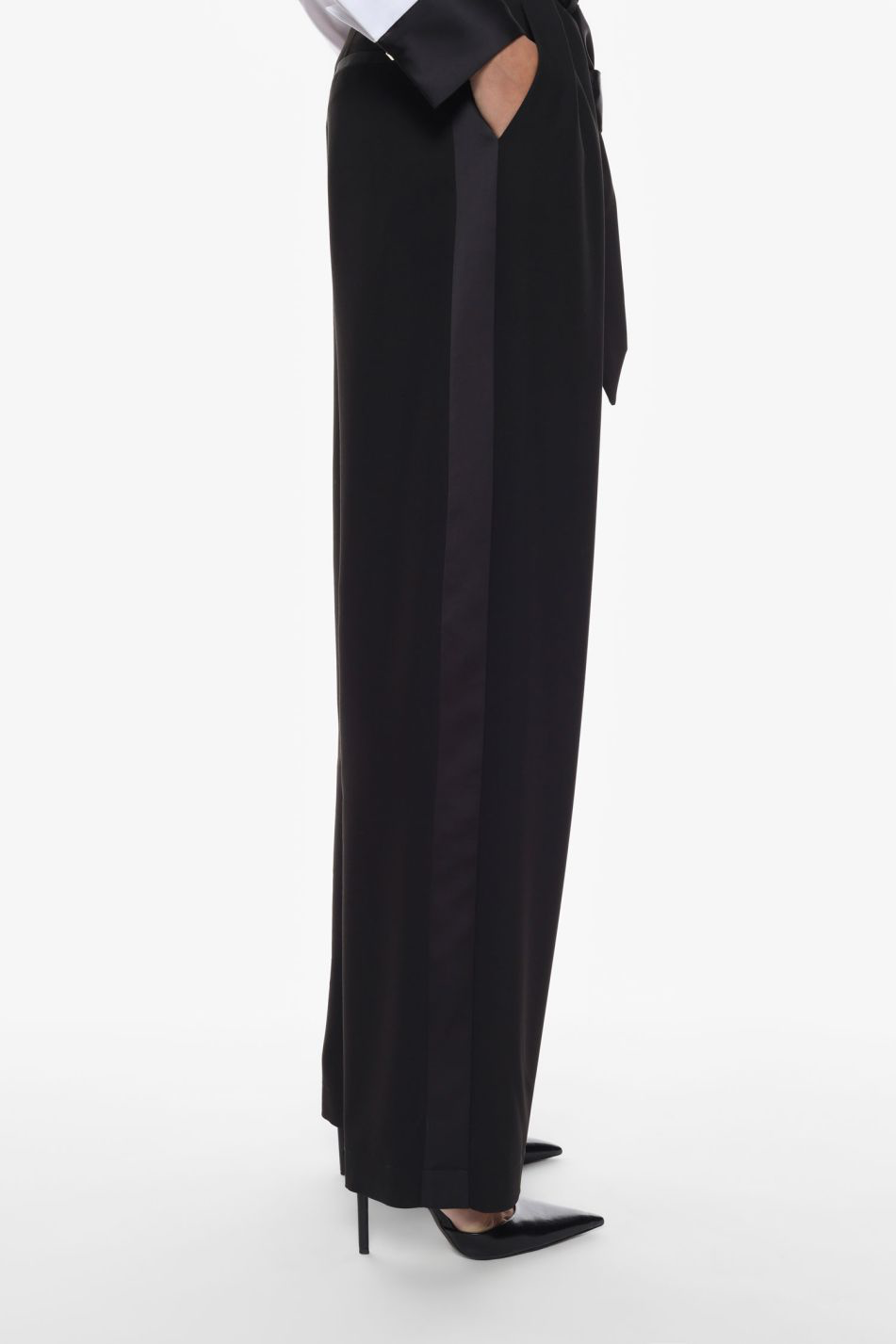 PANTALONI AMPI IMPERIAL A VITA ALTA