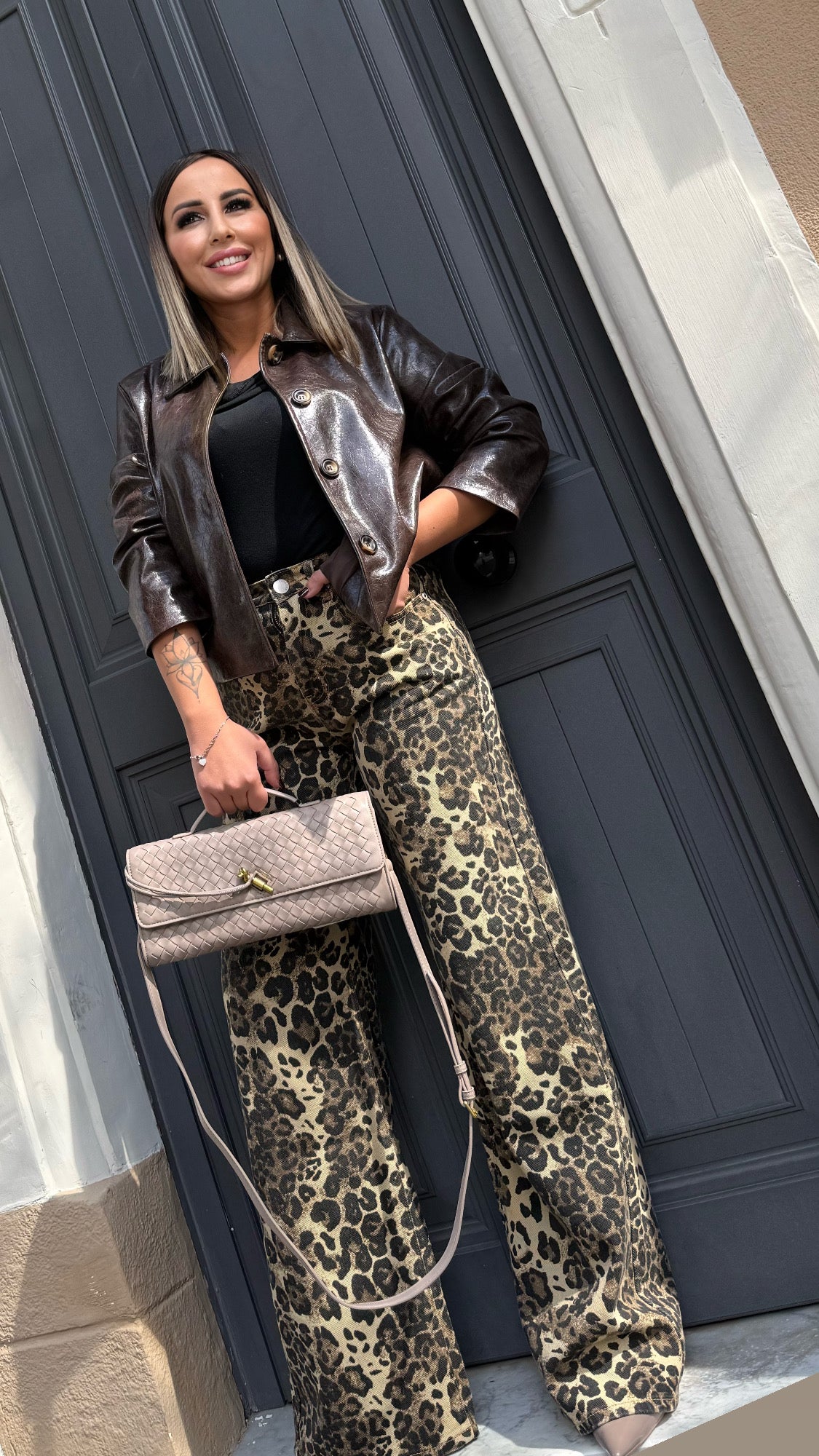 Denim in stampa Animalier Glamorous