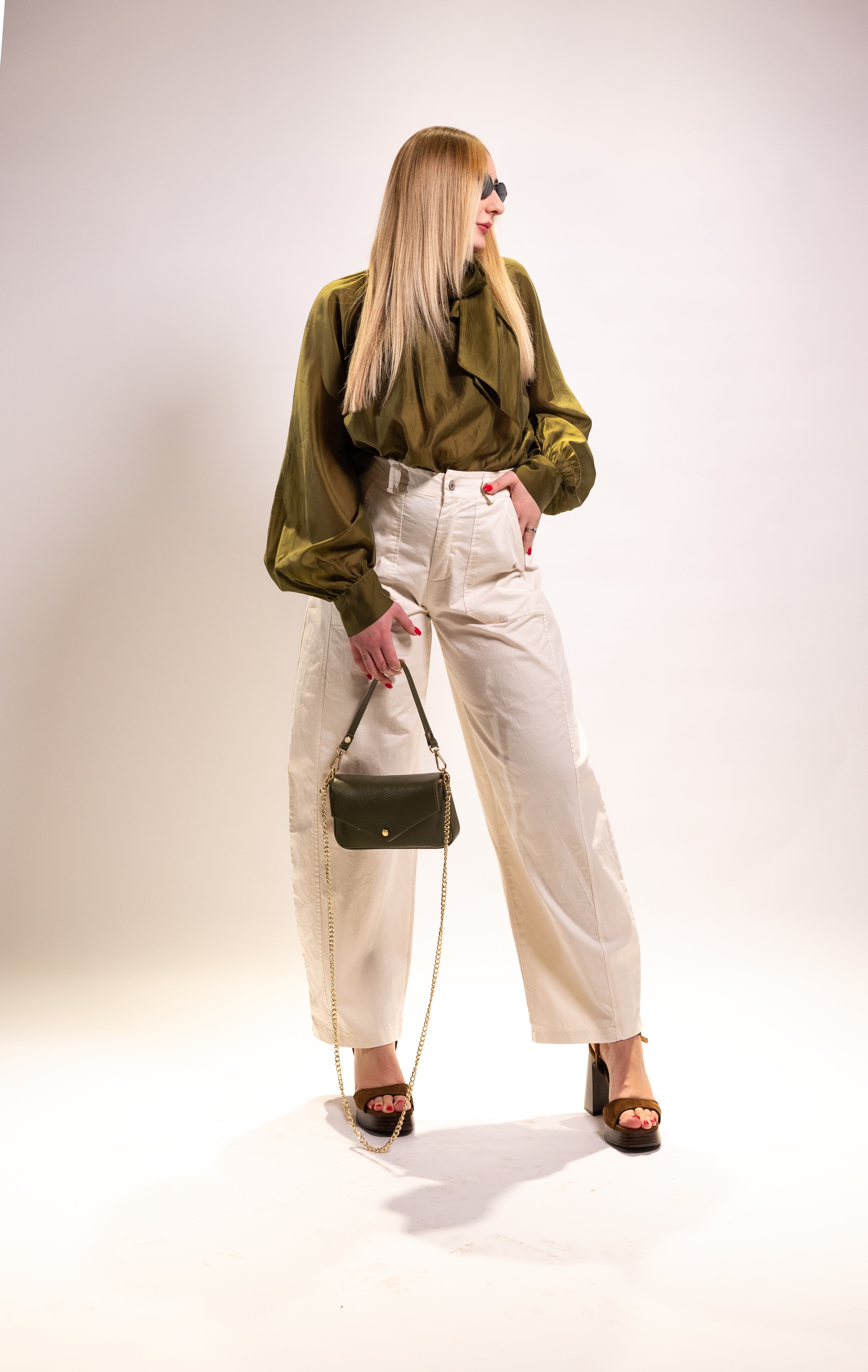 Pantalone Japan Panna