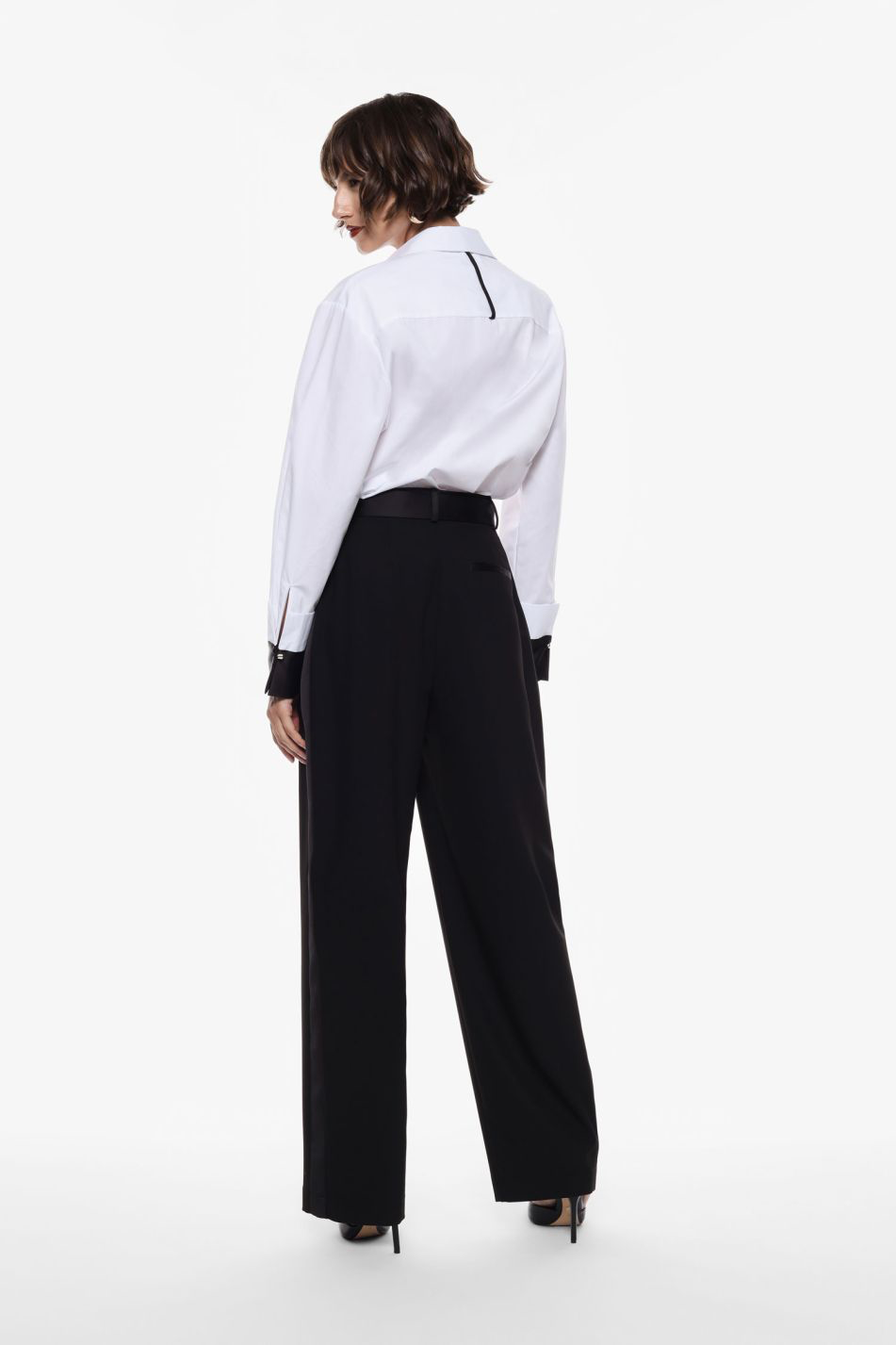 PANTALONI AMPI IMPERIAL A VITA ALTA