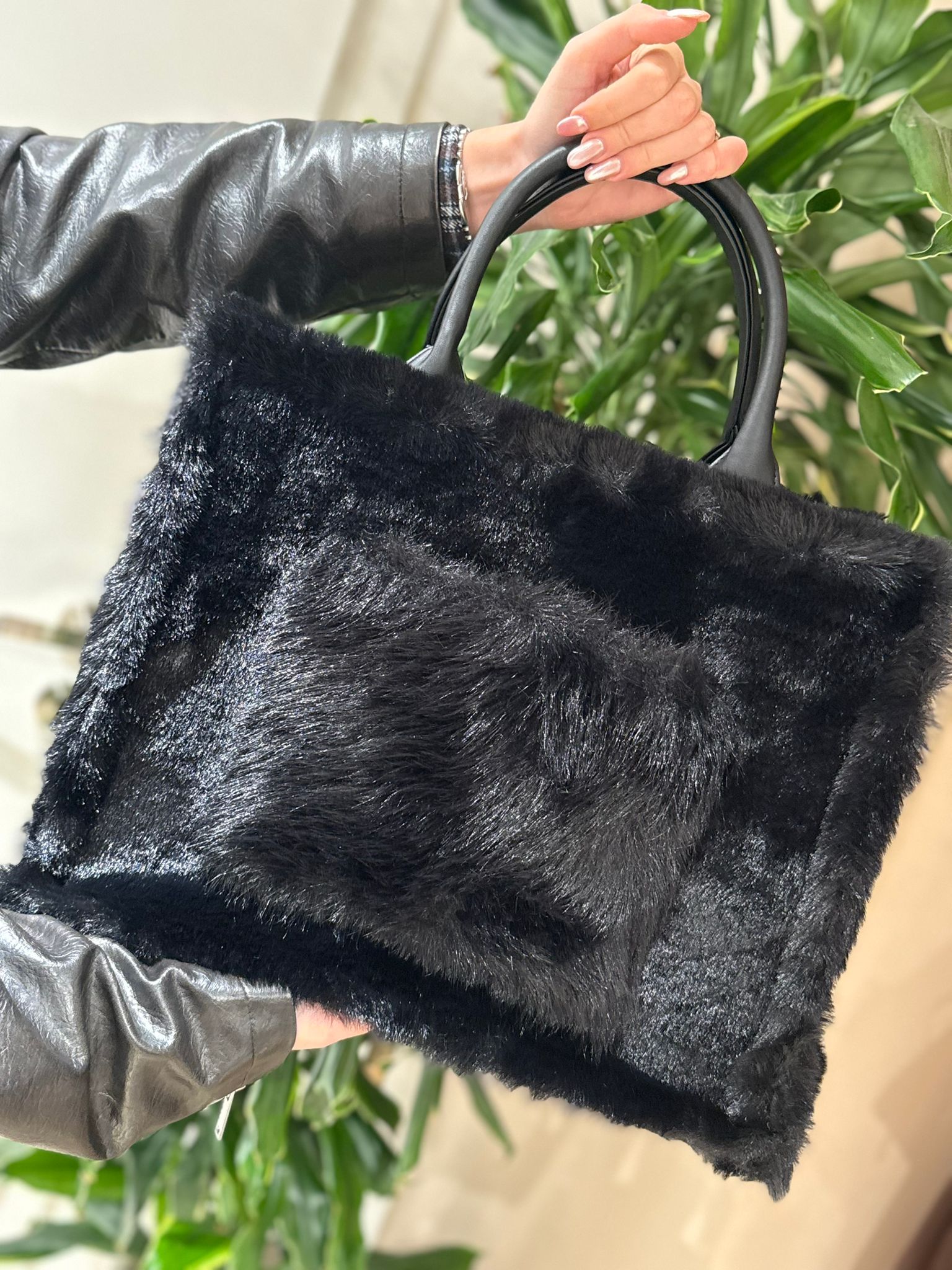 Borsa Tote Paris nera